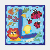 手紙L マグネット (正面)