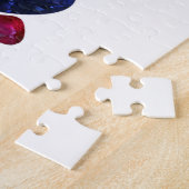 手紙L （宝石で作られた名前）パズル ジグソーパズル (側面)