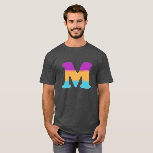 手紙Mの日の出 Tシャツ (正面フル)