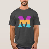 手紙Mの日の出 Tシャツ (正面)