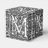 手紙M中世モノグラムアールヌーボー フェイバーボックス (裏面サイド)