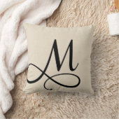 手紙M クッション (ブランケット)