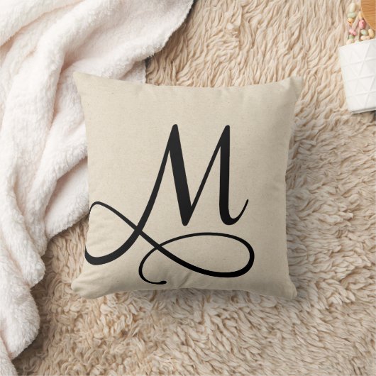 手紙M クッション (ブランケット)