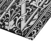 手紙N中世モノグラムアールヌーボー カッティングボード (角)