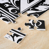 手紙N中世モノグラムアールヌーボー ジグソーパズル (側面)