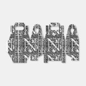 手紙N中世モノグラムアールヌーボー フェイバーボックス (折り畳みなし)