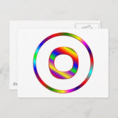 手紙Oの虹 ポストカード (正面/裏面)