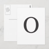 「手紙O」 ポストカード (正面/裏面)