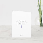 手紙Pノテカード ノートカード (裏面)