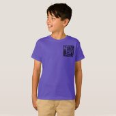 手紙P中世モノグラムアールヌーボー Tシャツ (正面フル)