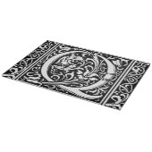 手紙Q中世モノグラムアールヌーボー カッティングボード (角)