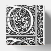 手紙Q中世モノグラムアールヌーボー フェイバーボックス (上部)