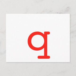 手紙q ポストカード