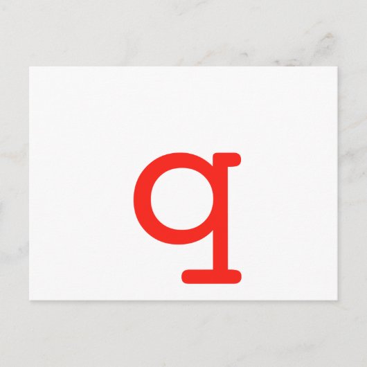手紙q ポストカード (正面)