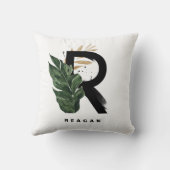 手紙Rモノグラムパーム離れ クッション (裏面)