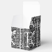 手紙R中世モノグラムアールヌーボー フェイバーボックス (オープン)