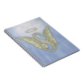 手紙Sの天使のモノグラム ノートブック (右側)