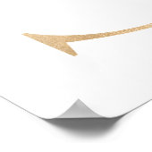 手紙Sモノグラムポスター ポスター (角)