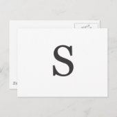 「手紙S」 ポストカード (正面/裏面)