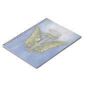 手紙Tの天使のモノグラム ノートブック (左側)