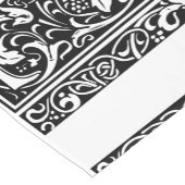 手紙T中世モノグラムアールヌーボー ショートテーブルランナー (コーナー)