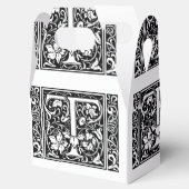 手紙T中世モノグラムアールヌーボー フェイバーボックス (オープン)