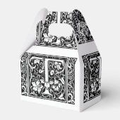 手紙T中世モノグラムアールヌーボー フェイバーボックス (正面サイド)