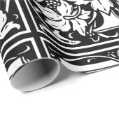 手紙T中世モノグラムアールヌーボー ラッピングペーパー (ロールコーナー)