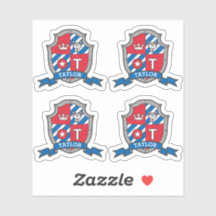 手紙T名前をカスタムするサミュエル・ウルフ犬の騎士団クレスト