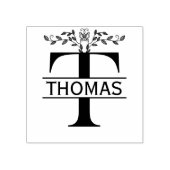 手紙T蝶のス離れトスプリットモノグラム ラバースタンプ (インプリント)