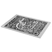 手紙U中世モノグラムアールヌーボー カッティングボード (角)