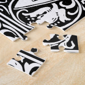 手紙W中世モノグラムアールヌーボー ジグソーパズル (側面)