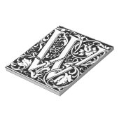 手紙W中世モノグラムアールヌーボー ノートパッド (回転)