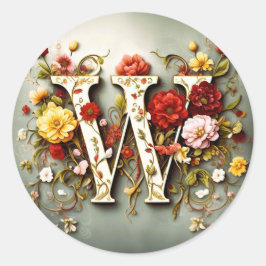 手紙W封筒ステッカー ラウンドシール