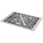 手紙X中世モノグラムアールヌーボー カッティングボード (角)