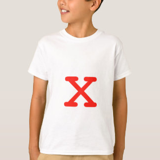 手紙X Tシャツ
