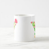 手紙yの花コーヒーマグ コーヒーマグカップ (中央)