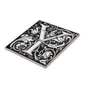 手紙Y中世モノグラムアールヌーボー タイル (側面)