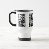 手紙Y中世モノグラムアールヌーボー トラベルマグ (左)