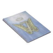 手紙Zの天使のモノグラム ノートブック (右側)