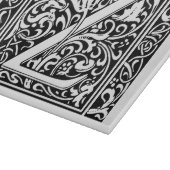 手紙Z中世モノグラムアールヌーボー カッティングボード (角)