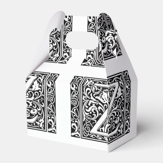 手紙Z中世モノグラムアールヌーボー フェイバーボックス (裏面サイド)