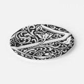 手紙Z中世モノグラムアールヌーボー ペーパープレート (アングル)