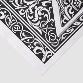 手紙Z中世モノグラムアールヌーボー 薄葉紙 (詳細)