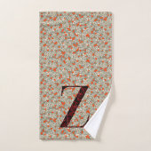 手紙Z赤とブルゴーニュの自由 バスタオルセット (ハンドタオル)