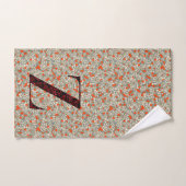 手紙Z赤とブルゴーニュの自由 バスタオルセット (ハンドタオル)