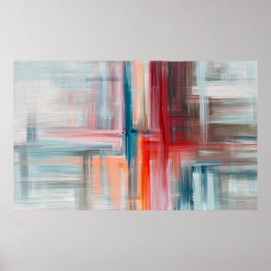 手素晴らし描き絵画の芸術。油オンキャンバス、長 ポスター (正面)