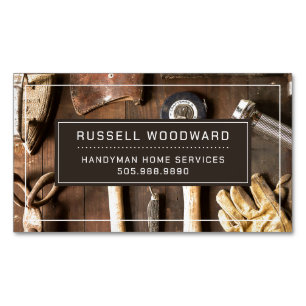 手素朴利大工の道具 マグネット名刺