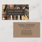 手素朴利大工の道具 名刺 (正面/裏面)