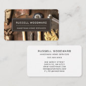 手素朴利大工の道具 名刺 (正面/裏面)